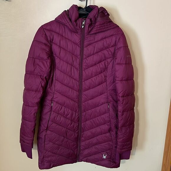 Spyder Boundless Water Resistant Long Puffer Coat small - Picture 4 of 10